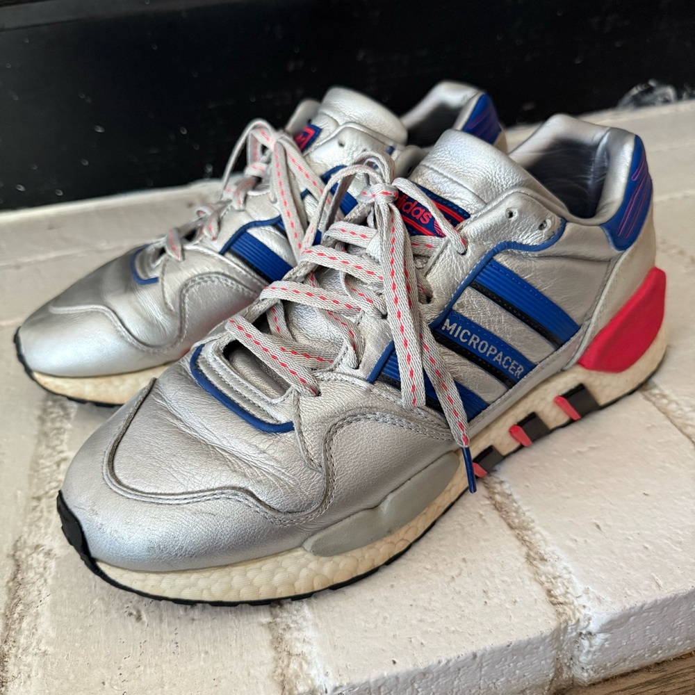 Adidas Micropacer Silver Sneakers